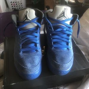 Air Jordan 5 Retro suede blue 6 1/2